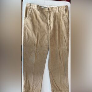 L.L. Bean Men's Corduroy Pants, Tan and Charcoal Gray